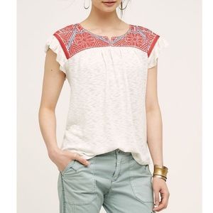 One September Anthropologie Evin Blouse